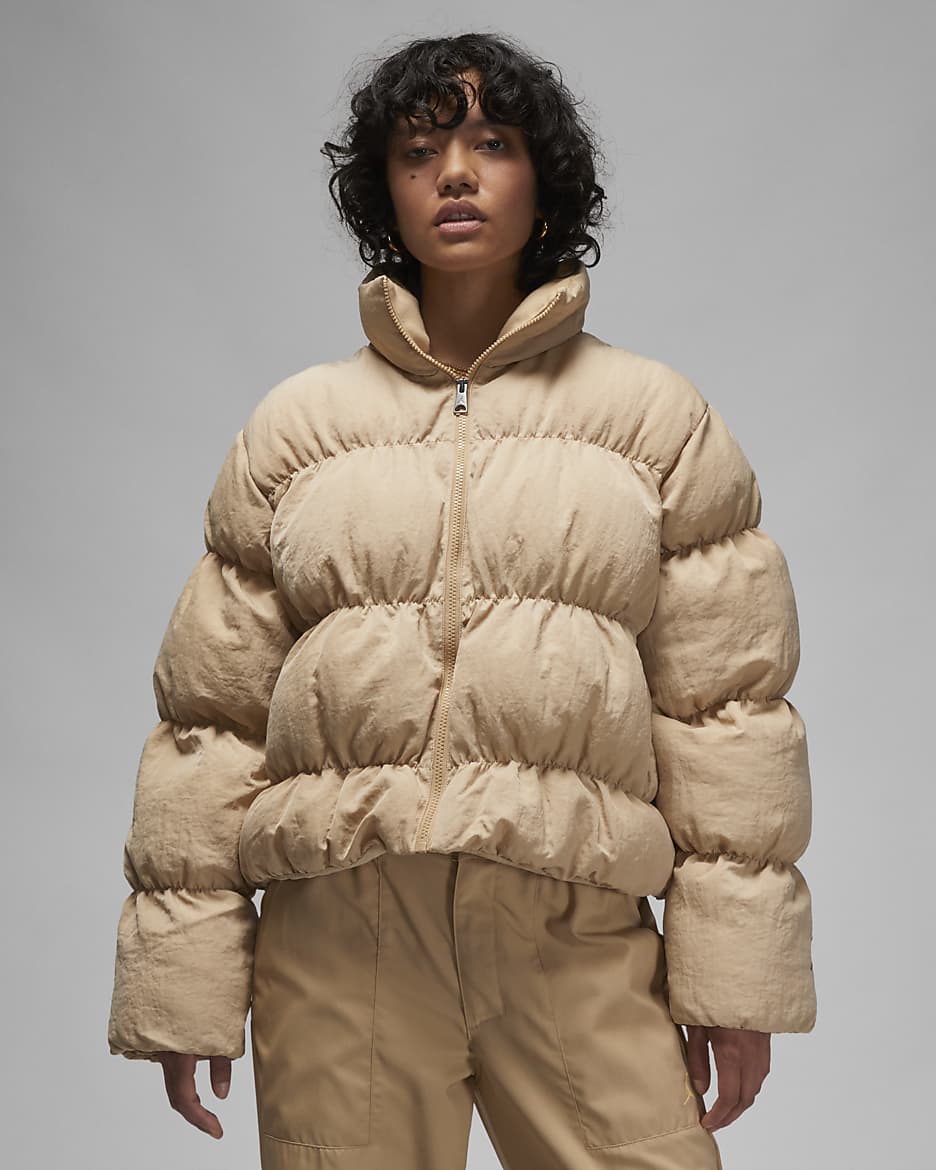 Nike puffer jacket with fur hood new arrivals